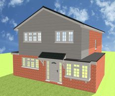 Two storey front extension plans South Woodham Ferrers