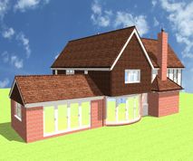 Side extension & outbuilding in Ingatestone building plans