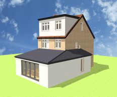 Chelmsford loft conversion drawings with rear dormer