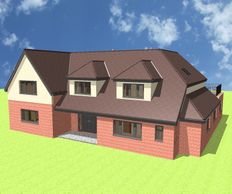 Planning permission plans for new house in Danbury